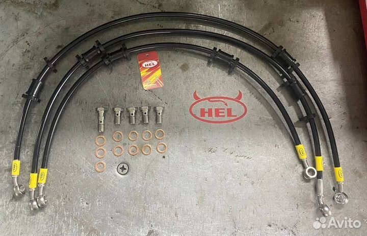 Армированные тормозные шланги Subaru WRX & STi