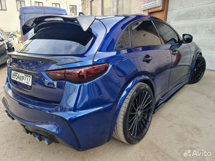 Тюнинг задний бампер v.3 для infiniti qx70 fx37