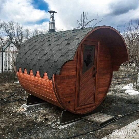 Бани-бочки квадро с доставкой