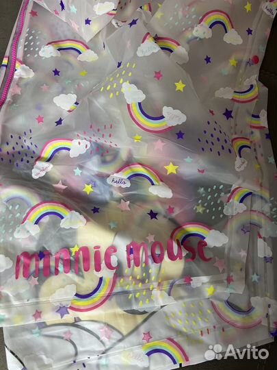 Новый дождевик OVS Minnie mouse 122-128