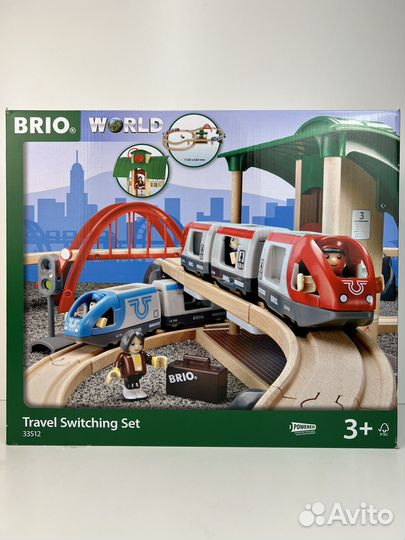 BRiO Железная дорога 2 уровня с вокзалом 33512