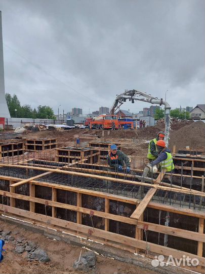 Услуги автобетононасоса