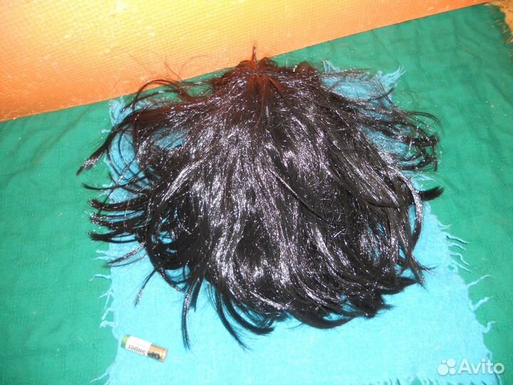 Парик женский чёрный пряди отдельно самовывоз