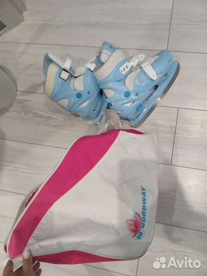 Коньки 34-37 с сумкой. Торг