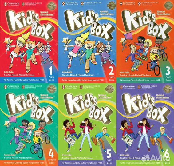 Kid's box starter, 1,2,3,4,5,6