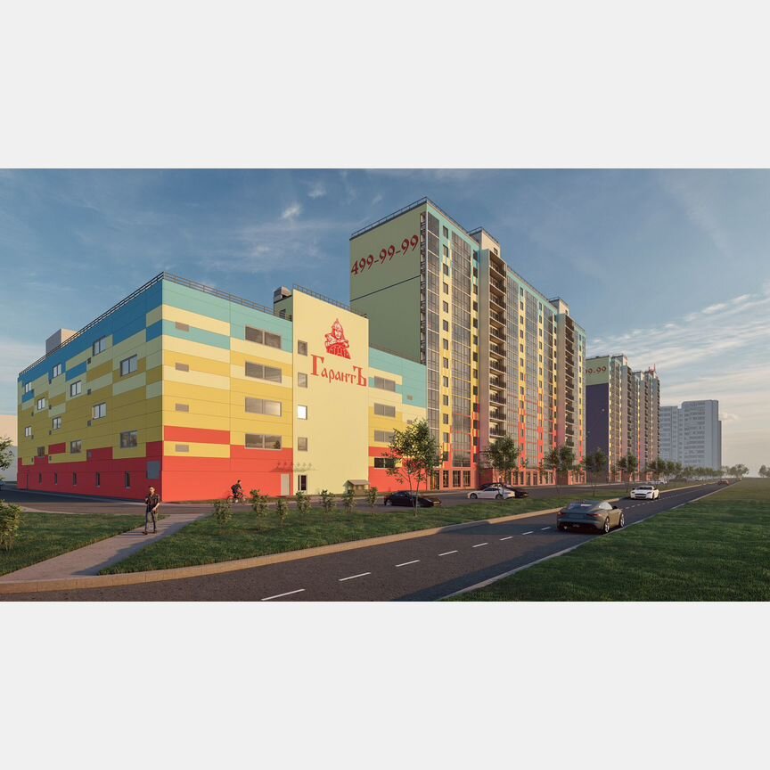 1-к. квартира, 51,1 м², 14/15 эт.
