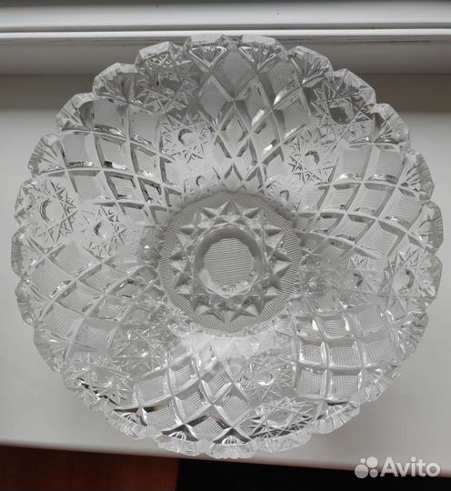 Вазы для фруктов и цветов, хрусталь