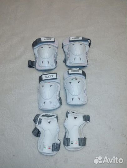 Коньки роликовые с экипировкой 26-31