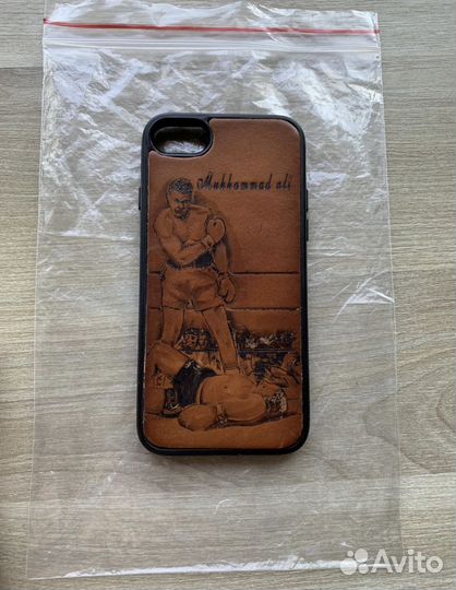 Чехол на iPhone 7, кожа ручной работы