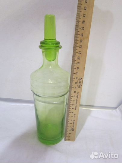 Стаканы стекло цветное Графин. Сервиз