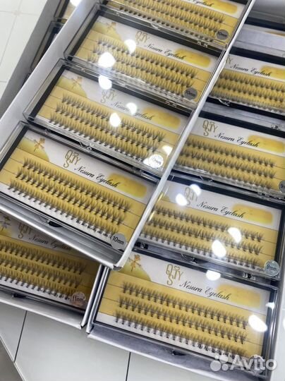 Накладные ресницы пучки Nesura