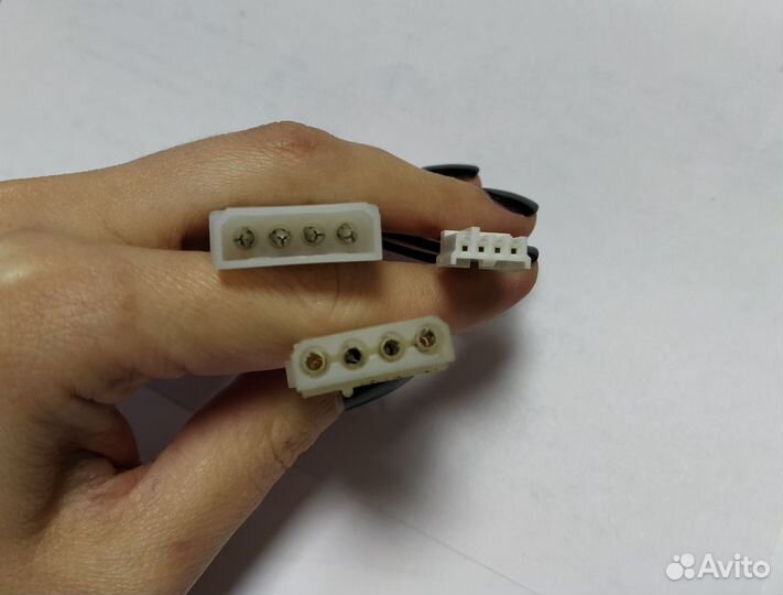 Кабель-переходник с питания molex на питание FDD