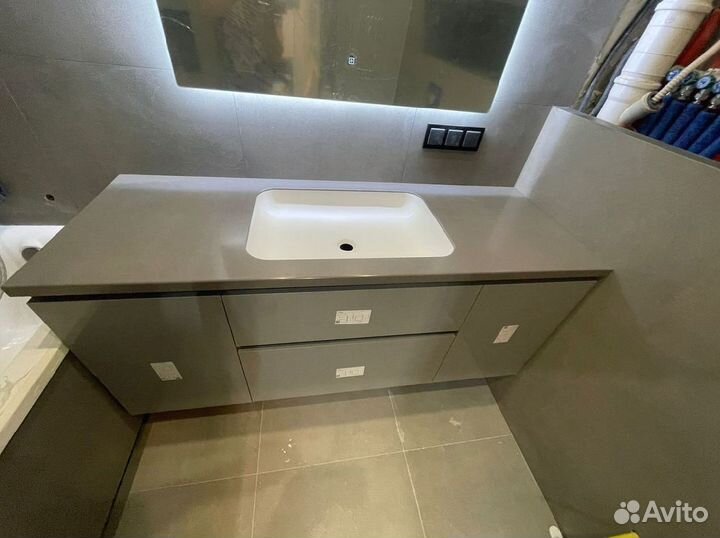 Подвесная тумба в ванную комнату