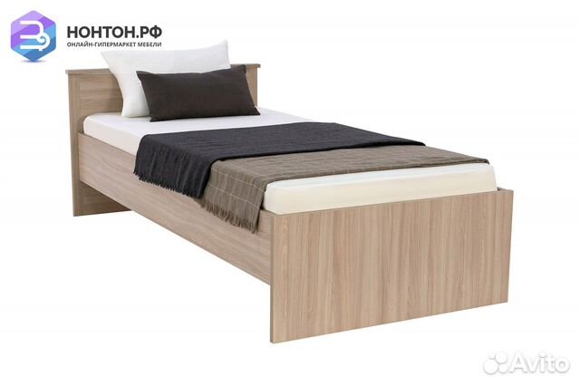 Кровать односпальная Мелисса шимо светлый