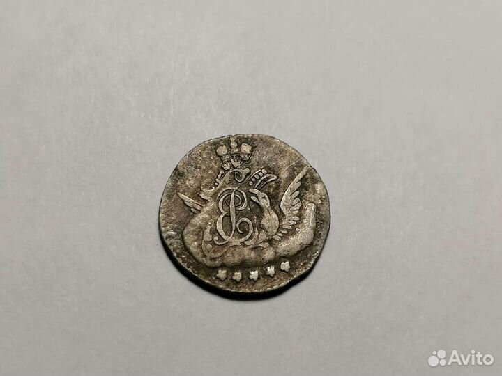 Монета 1757 - 1758г