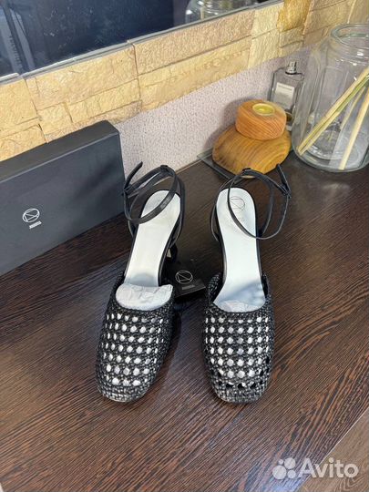 Босоножки черные летние 40р Эконика Premium
