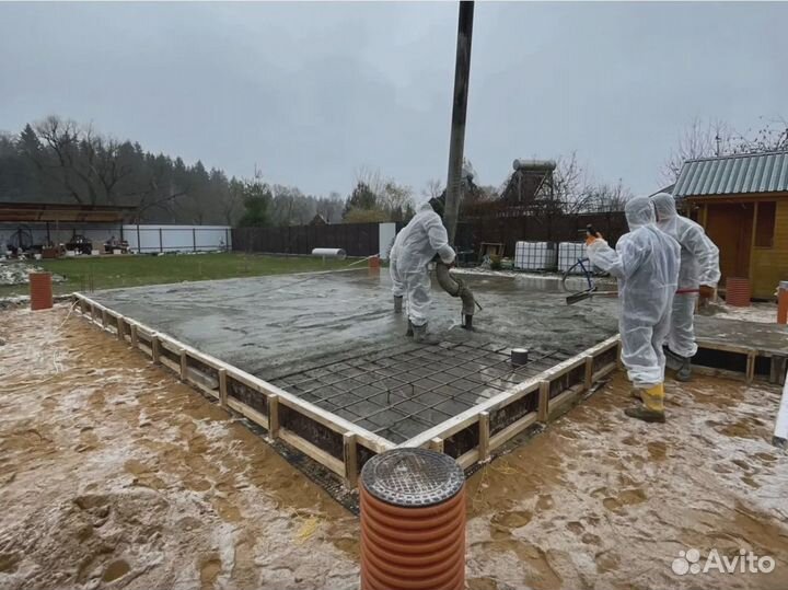 Фундамент под ключ. Заливка фундамента