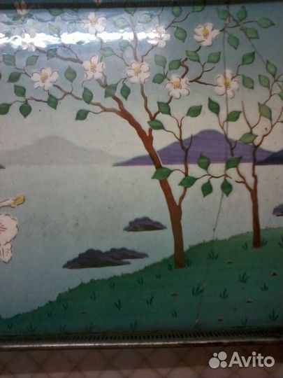 Продаю антикварный поднос