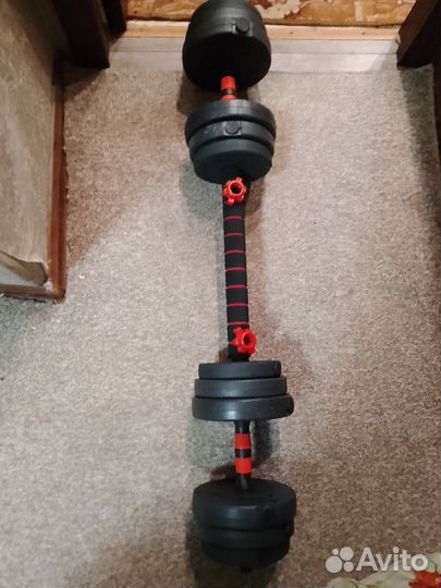 Штанга и гантели 20 кг новый
