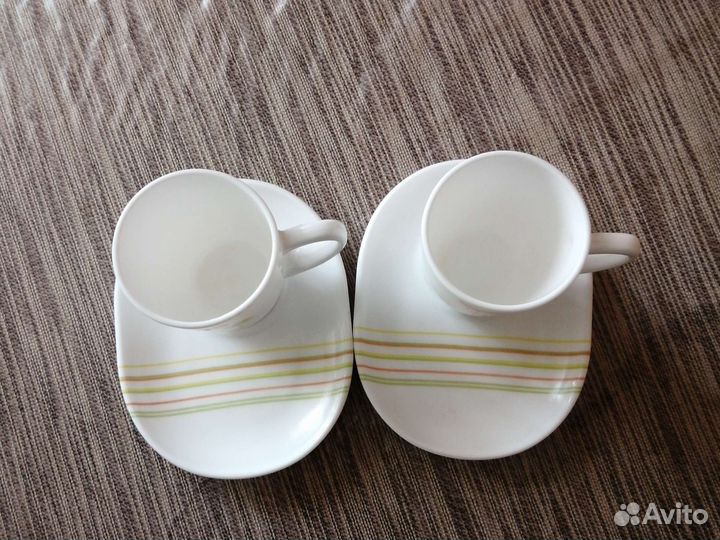 Стильные чайные пары 2 шт