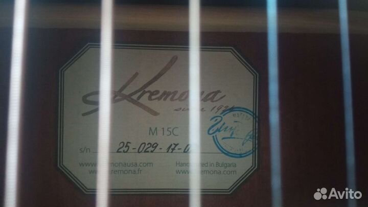 Акустическая гитара Kremona m15c