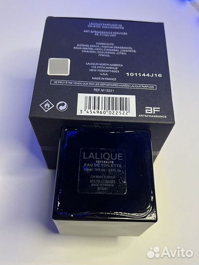 Духи Lalique Encre Noire 100ml