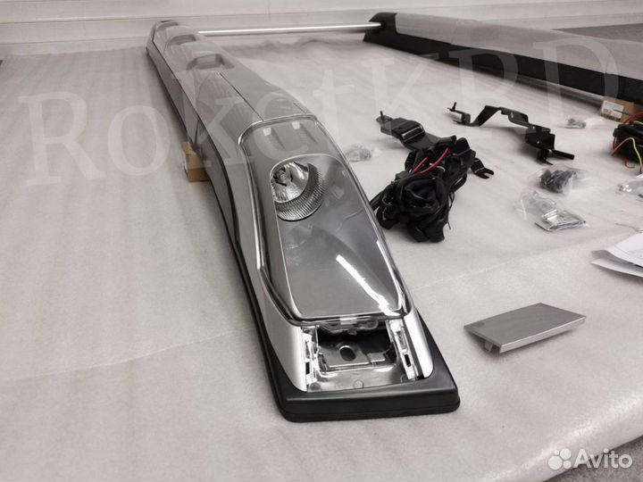 Рейлинги Nissan X-Trail j31 с 2007 с фонарями