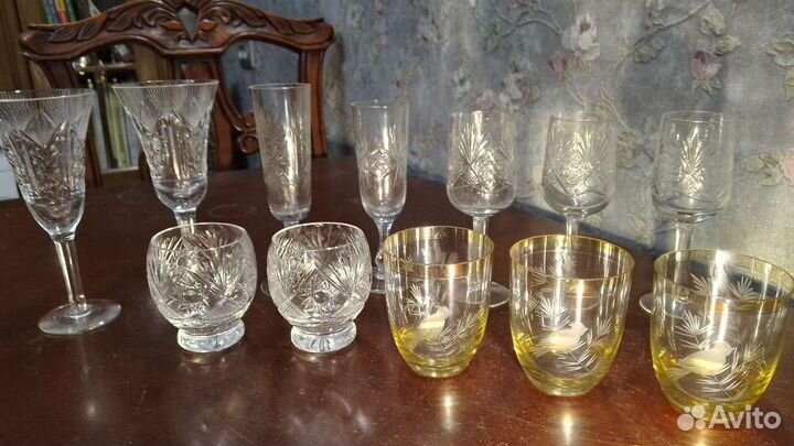 Фужеры стаканы винтаж СССР