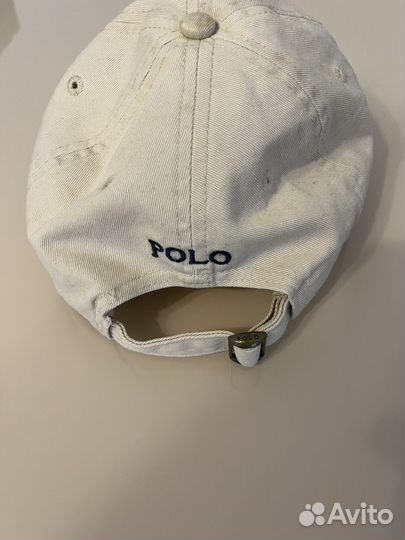 Кепка polo ralph lauren бежевая