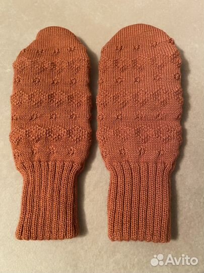 Варежки зимние женские, двойные