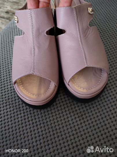 Сабо женские 38 размер натуральная кожа (новые)