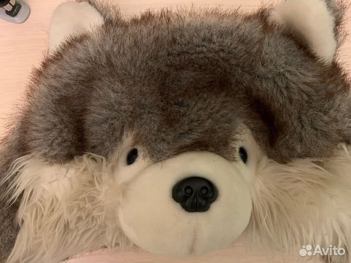 Шапка детская волк