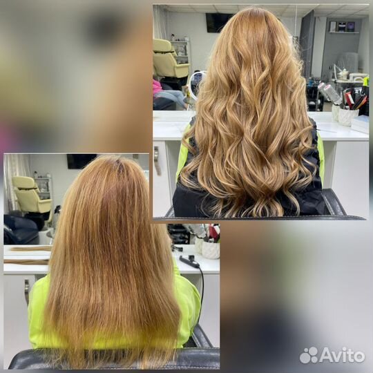 Наращивание волос(Натуральные, Биопротеиновые)