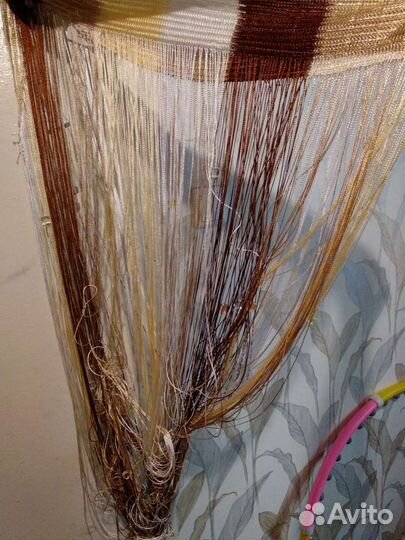 Штора нитяная