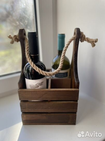 Деревянный ящик для вина