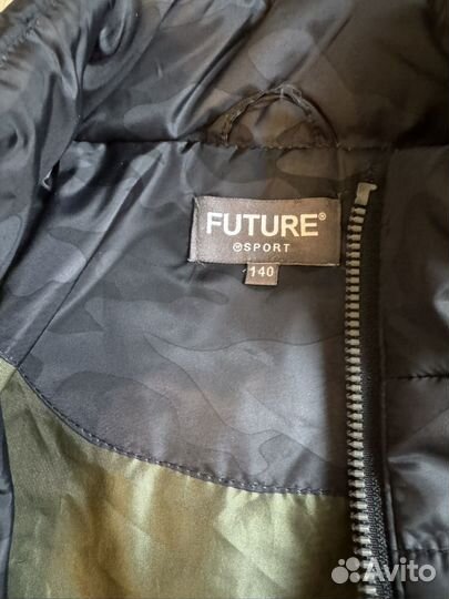Куртка укороченная утепленная для мальчика 140