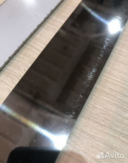 Накладки на пороги зеркальные Chevrolet Cruze sdn