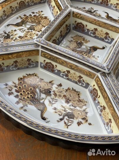 Менажница фарфор вращающаяся