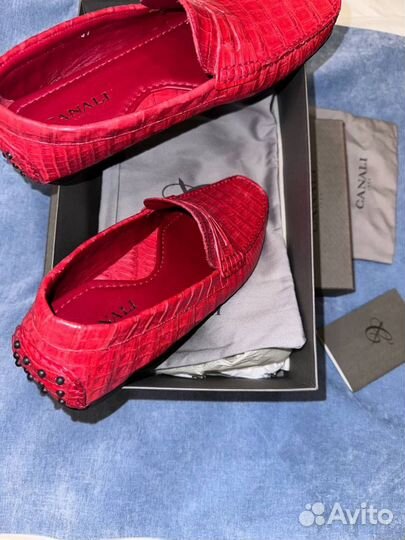 Мокасины обувь туфли canali канали 41