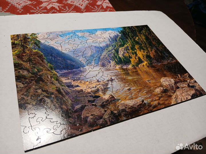 Деревянный пазл 140 деталей