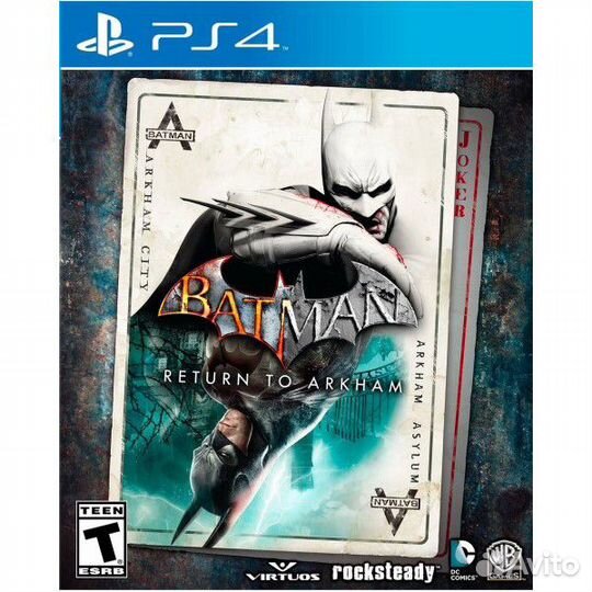 PS4 диск Batman: Return to Arkham, новый,запечатан