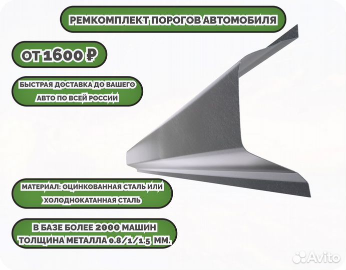 Ремонтные пороги