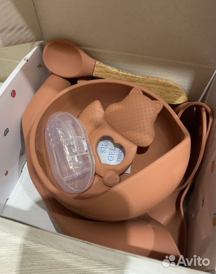 Новый силиконовый набор для кормления