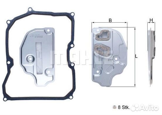 Фильтр АКПП (6ступ) набор фильтр-прокладка