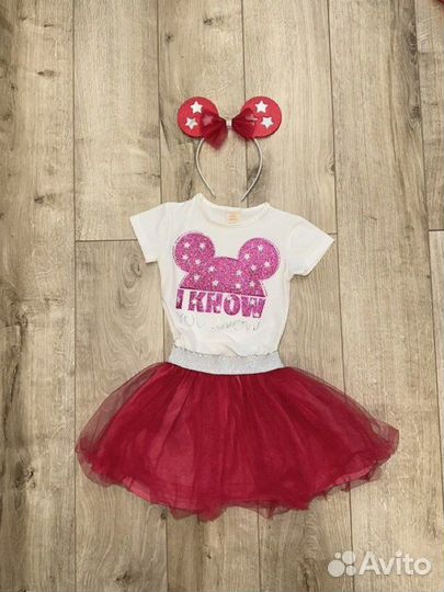 Костюм мышка минни из 3-х предметов