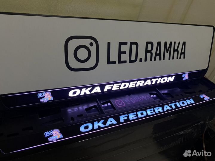 Led рамка с подсветкой любая надпись