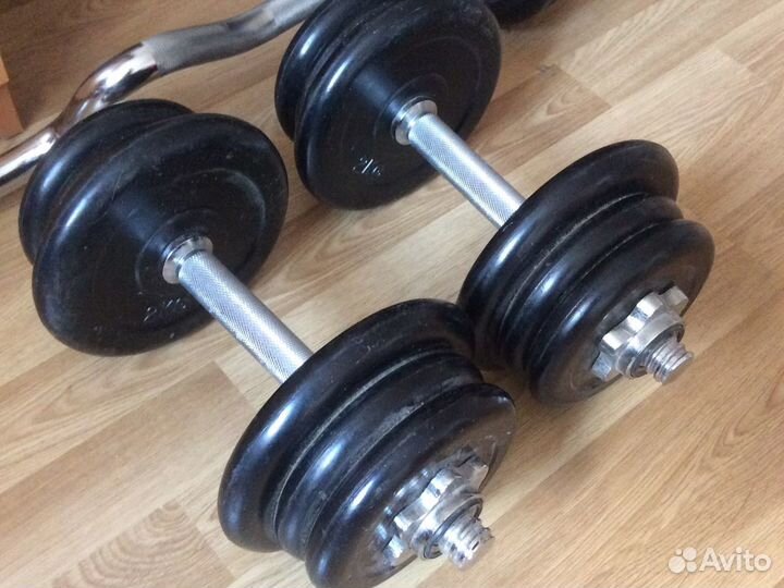 Штанги и гантели бу