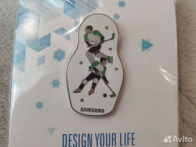 Значок матрешка samsung олимпиада 2014