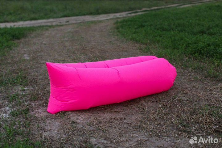 Надувной лежак AirPuf Розовый