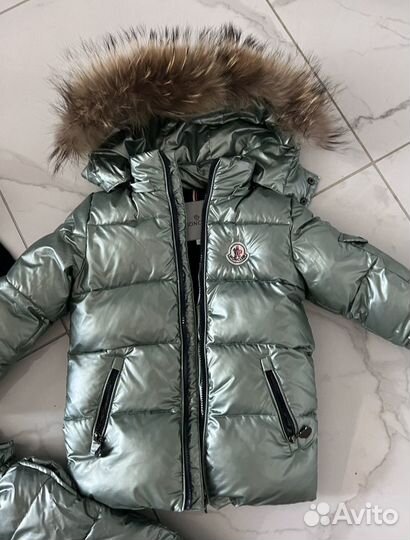 Комбинезон Moncler,98+шапка/шарф+угги